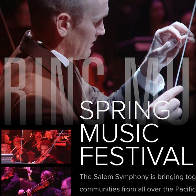 Salem Symphony Print - 2018 Season Program design by Cuffe Sohn Design.