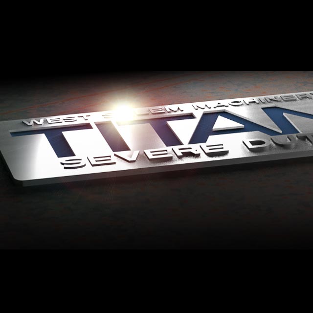 Branding, the titan series for West Salem Machinery. Cuffe Sohn Design Oregon 
